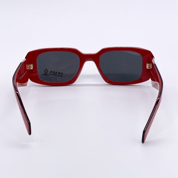 NEW PR17WS 12N5S0 PRADA SUNGLASSES SPR 17W RED UNISEX EYEWEAR PRADA PR 17WS - Picture 10 of 15